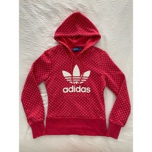 Adidas Originals Trefoil hoodie, pink, Size XS